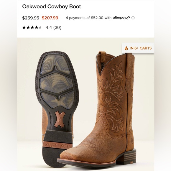 Ariat Oakwood Leather Western Boots